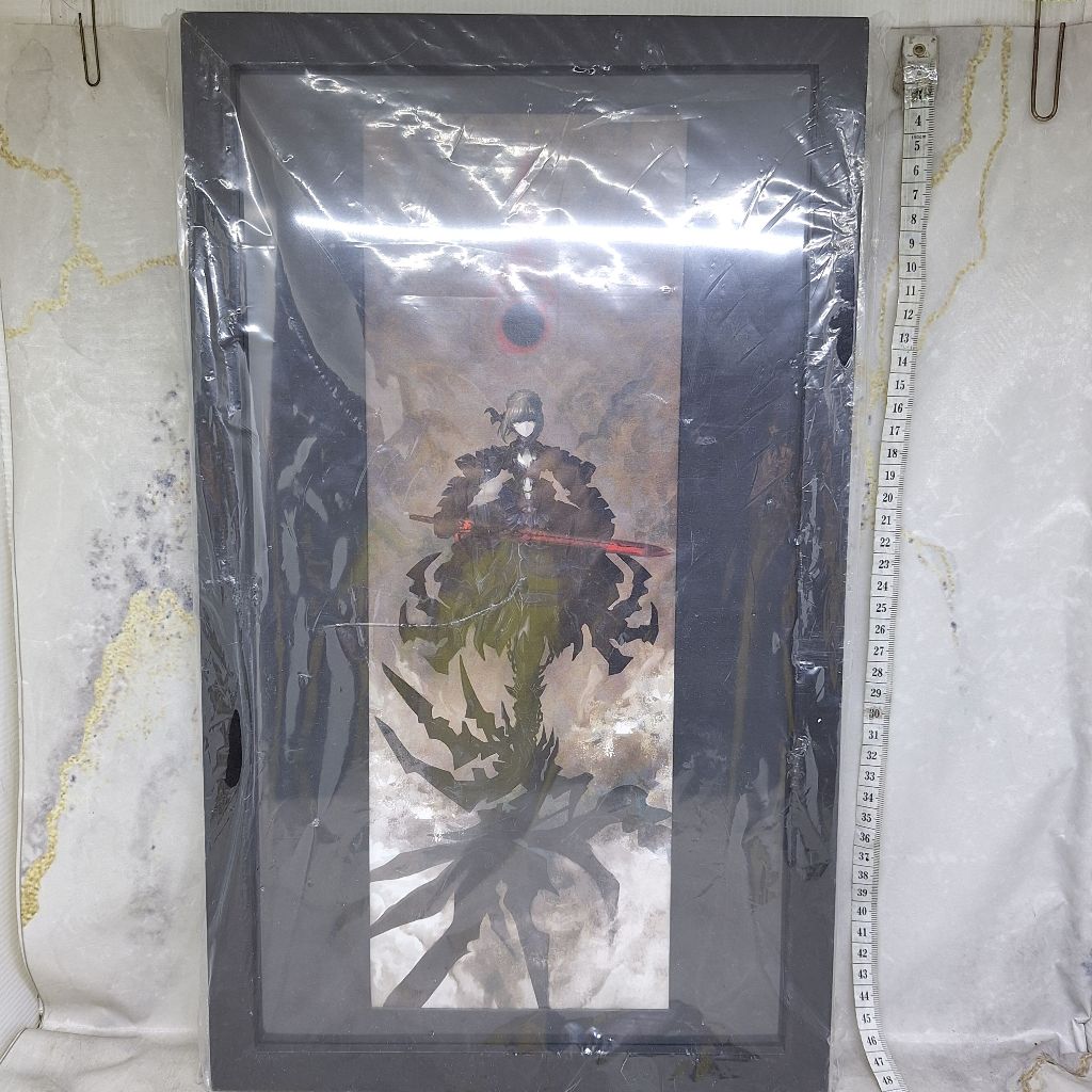 Saber Alter Artoria Pendragon Fate Stay Night Huke Collaboration Visual Poster Frame Defect Mika Ret