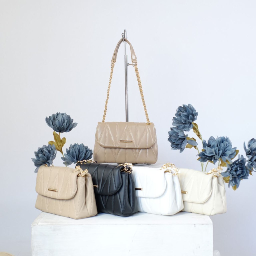 Kalina Bag | Sling Bag Wanita Tas Selempang Tali Rantai