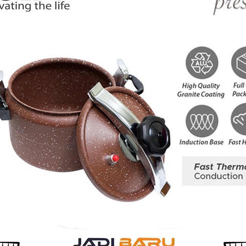 Terbatas  COD PANCI PRESTO BOLDE 7 LITER GRANITE  BOLDe PAN PRESTO Granite  Panci Presto Granite Coa