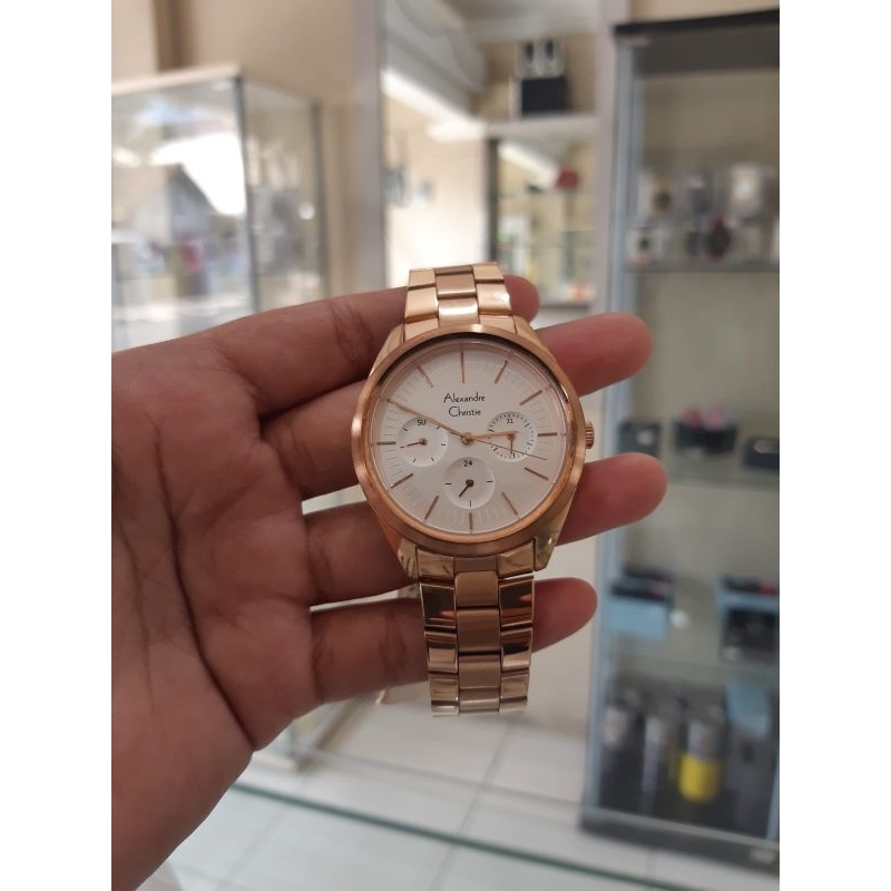 Alexandre Christie Wanita AC 2817 BF rosegold Original