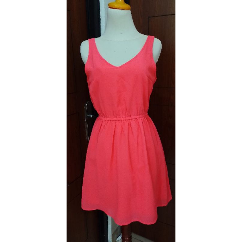 preloved dress pink fanta