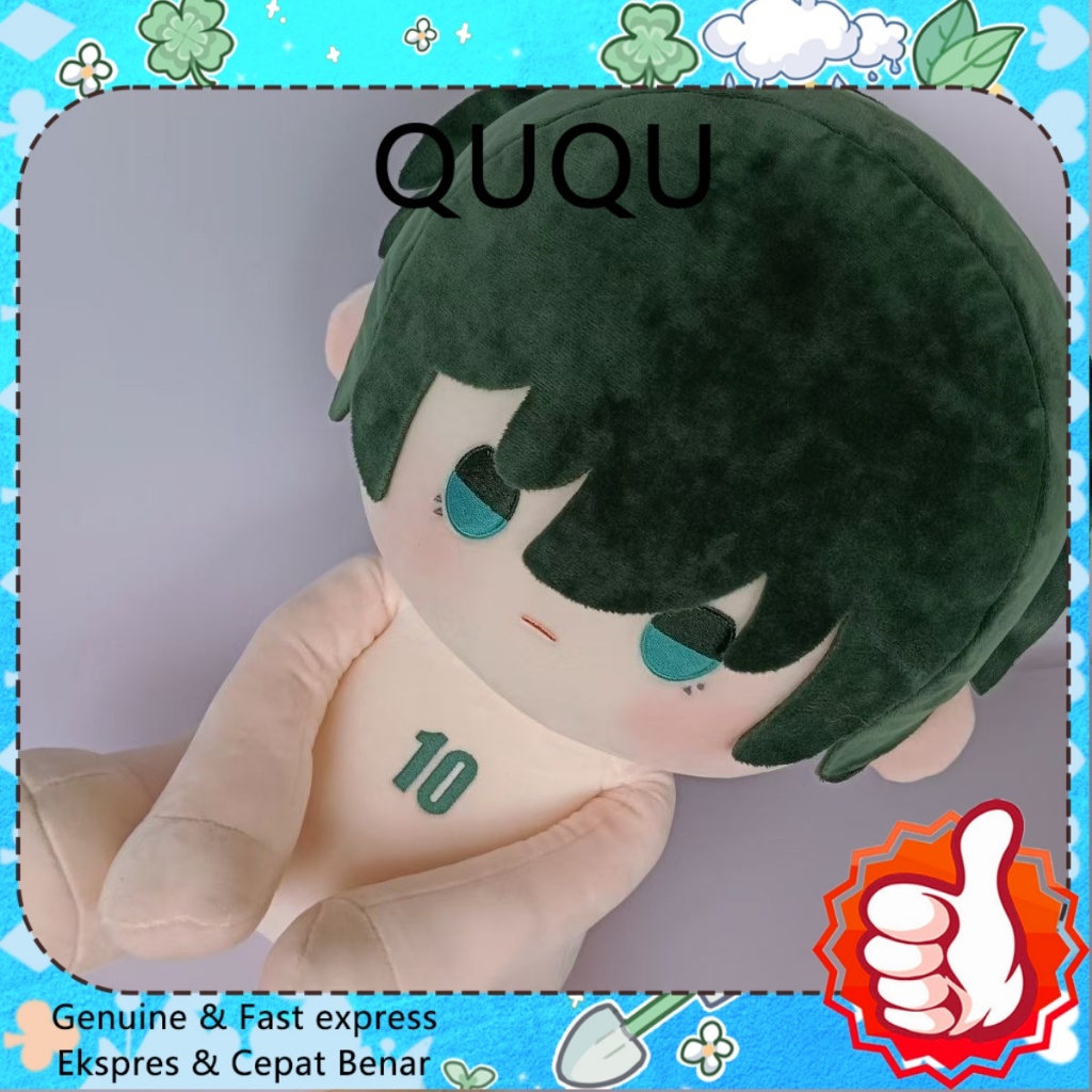 QUQU 40cm Plush Doll BLUE LOCK Rin Itoshi Attribute Cotton Doll baju boneka 40cm Dress up