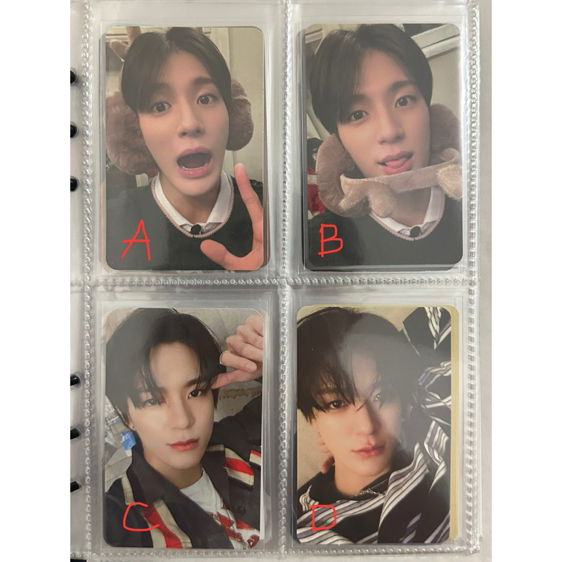 PC Photocard Official Jeno Pink Christmas NCT Dream