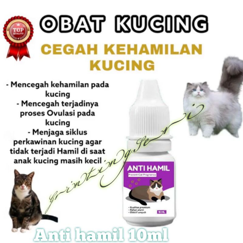 Obat tetes anti hamil 10ml KB untuk kucing dewasa ANTI HAMIL kucing  mencegah kehamilan dan proses o