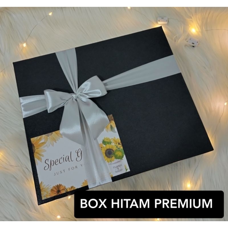 

Kotak kado mewah box hitam premium