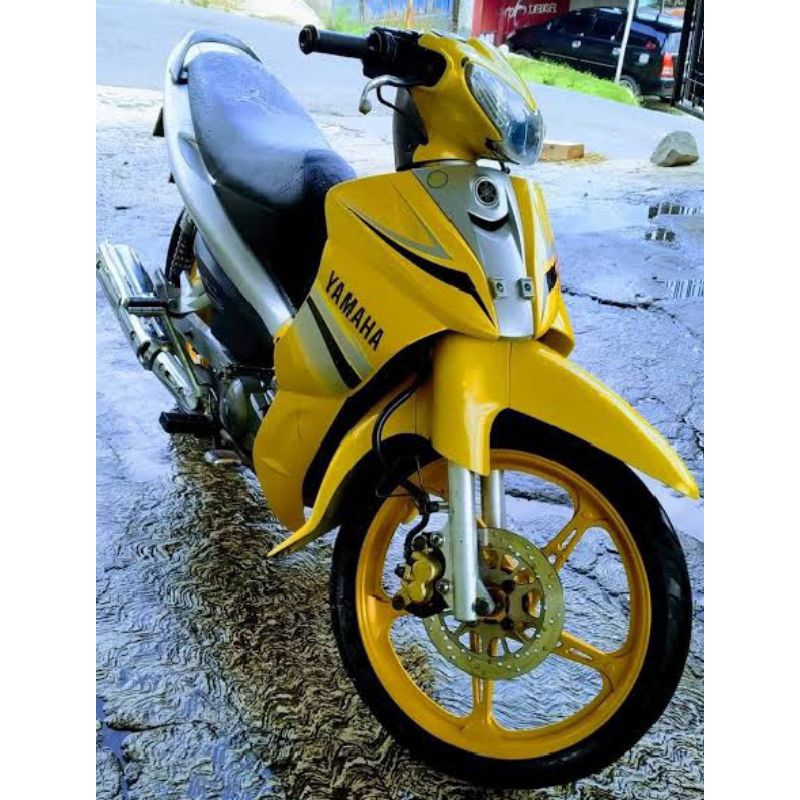 Striping sticker Jupiter Z Cw 2003 Kuning Sticker Lis Decal Standard Original Yamaha Jupiter Z Kunin