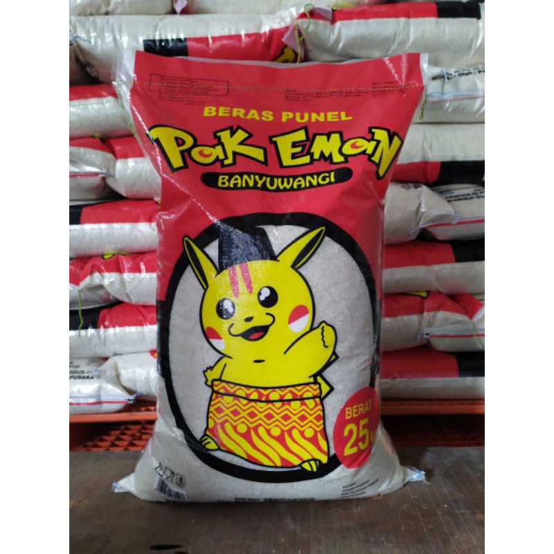 

BERAS POKEMON 25 KG OPSI PENGIRIMAN PILIH KARGO