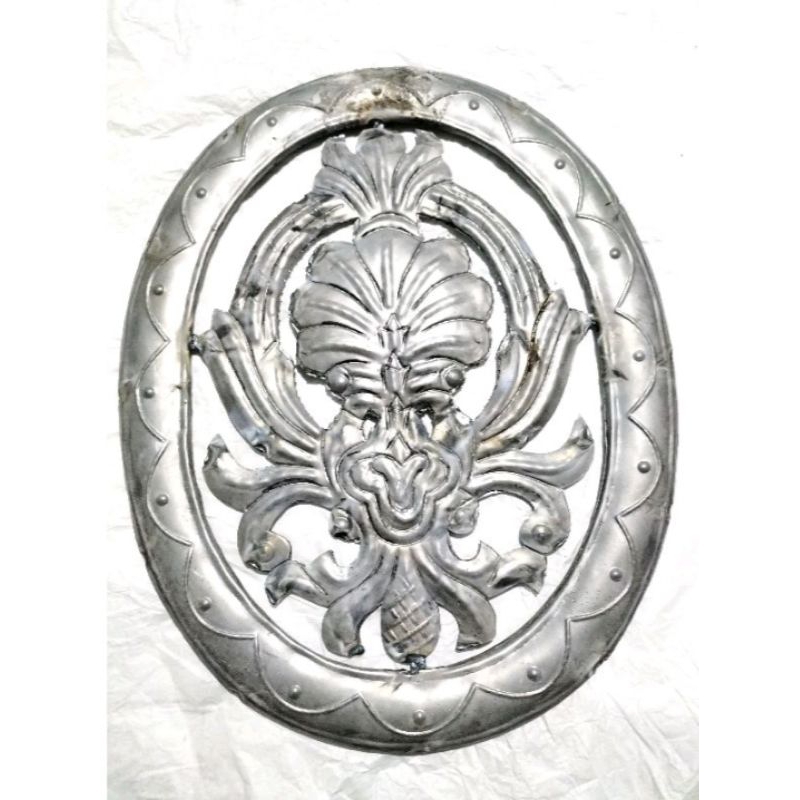 ORNAMEN PAGAR BESI RING CAKRA 50x40cm