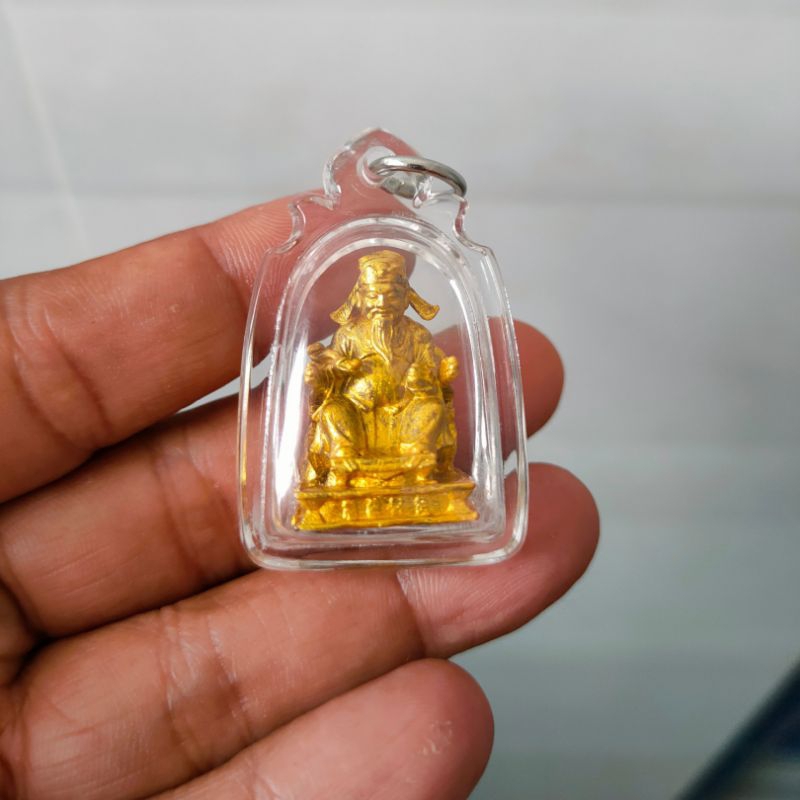 Kalung Liontin Amulet Dewa Chai Shen Ye / Dewa Kekayaan / Dewa Rezeki / Liontin Chai Shen