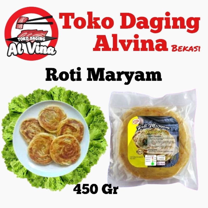 

Roti Maryam 450 gram-toko daging alvina