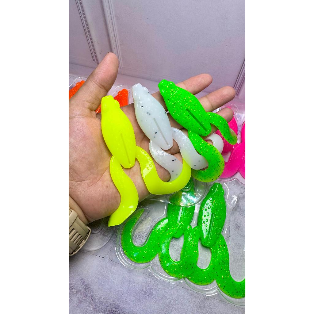 UMPAN PANCING SOFT LURE SABAITZER 10CM ISI 3 JOHNCOO REPLIKA OZMY SABAITZER