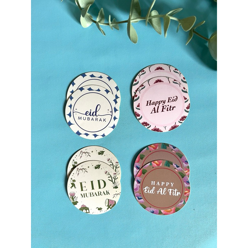 

10pcs Stiker Bulat Idul Fitri Lebaran Hampers