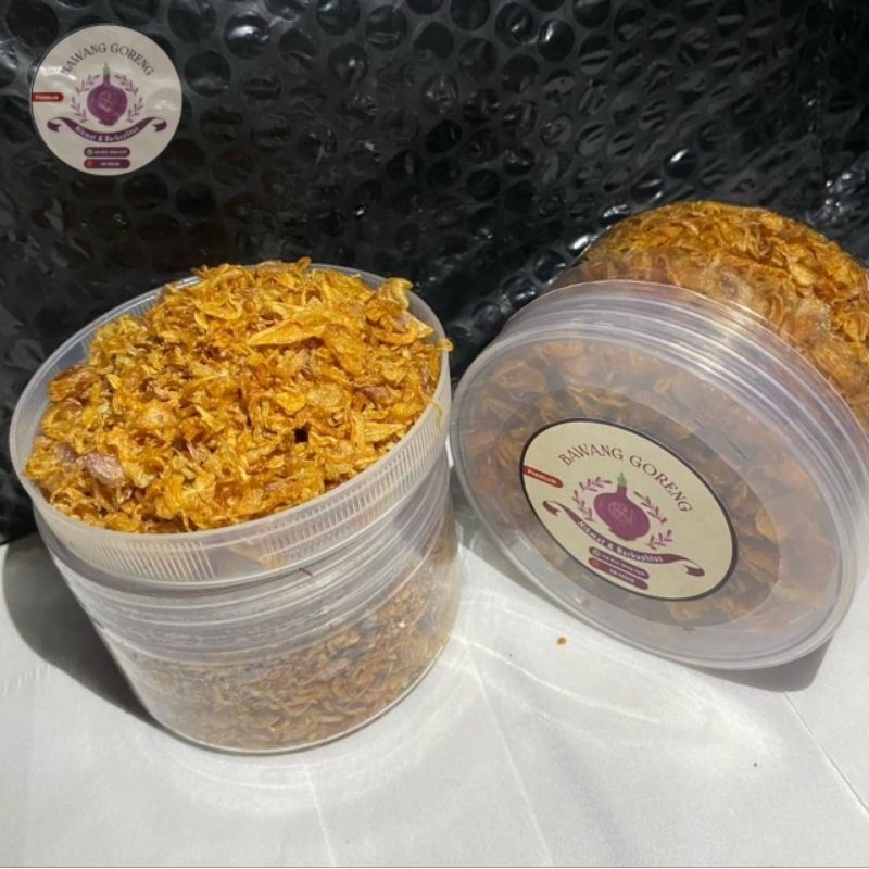 

BAWANG GORENG PREMIUM BREBES MURNI,PAKET A (ISI DUA)