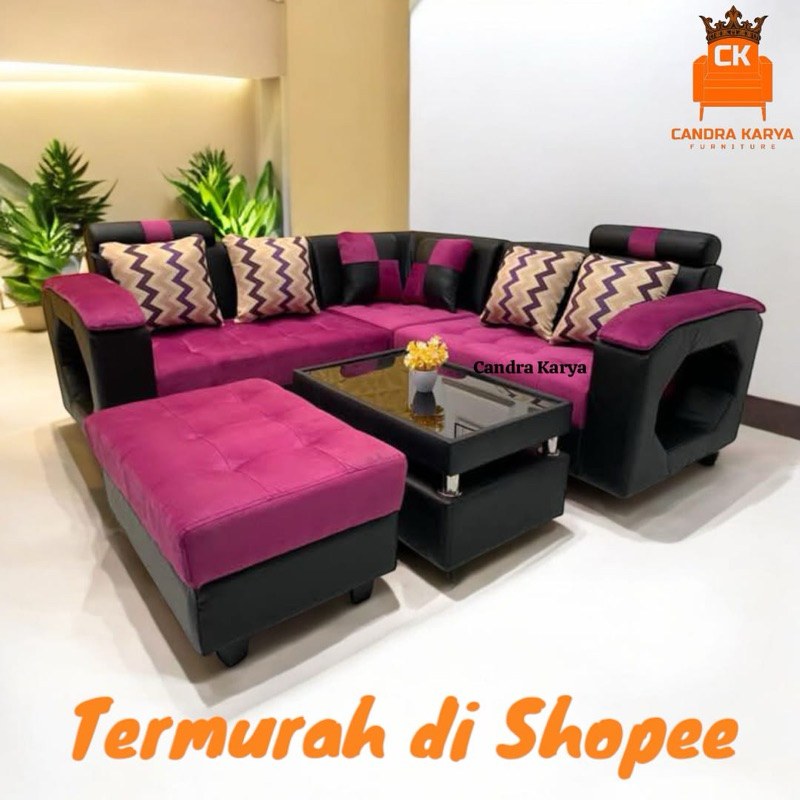 Sofa Minimalis L Sudut Modern Premium