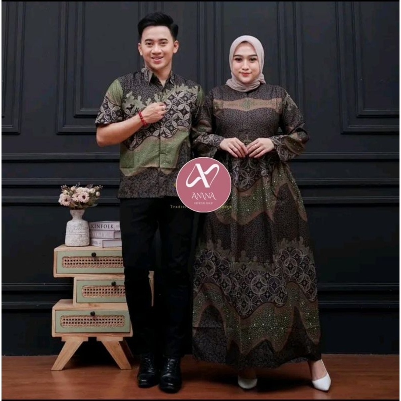 Sarimbit Gamis Couple Suami Istri Kondangan Viral Pacar Baju Kembar Pria Wanita Lebaran Lamaran Pasa