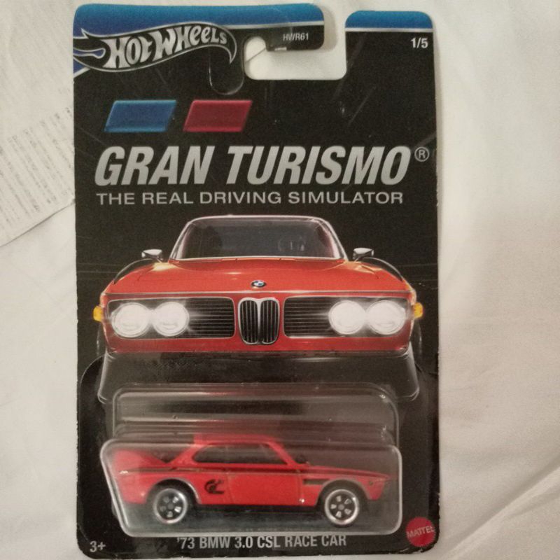 Hotwheels Gran Turismo 73 BMW 3.0 CSL RACE CAR