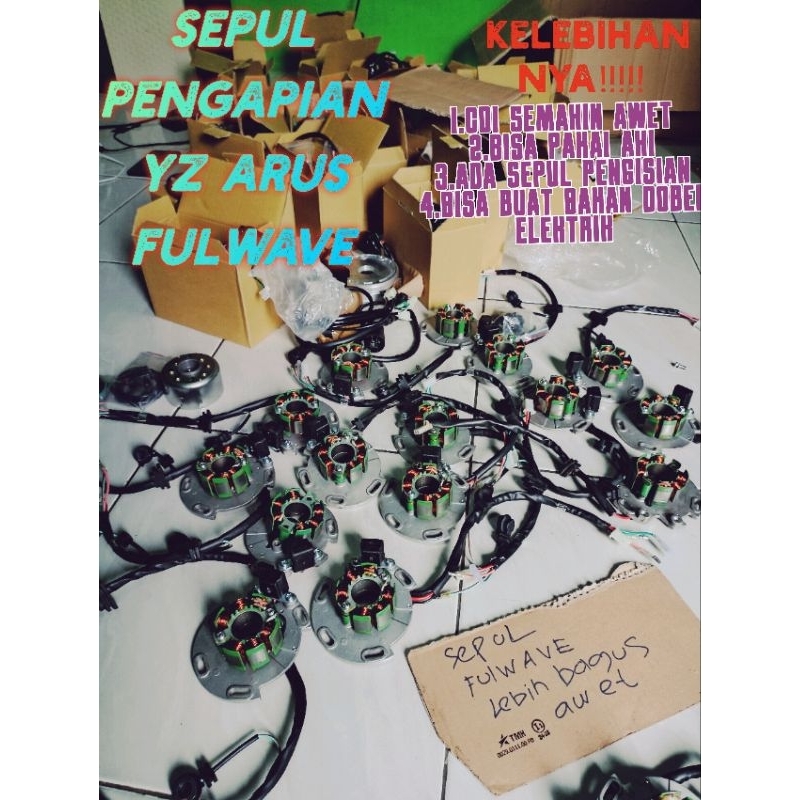 sepul pengapian yz fulwave dan soket cdi body