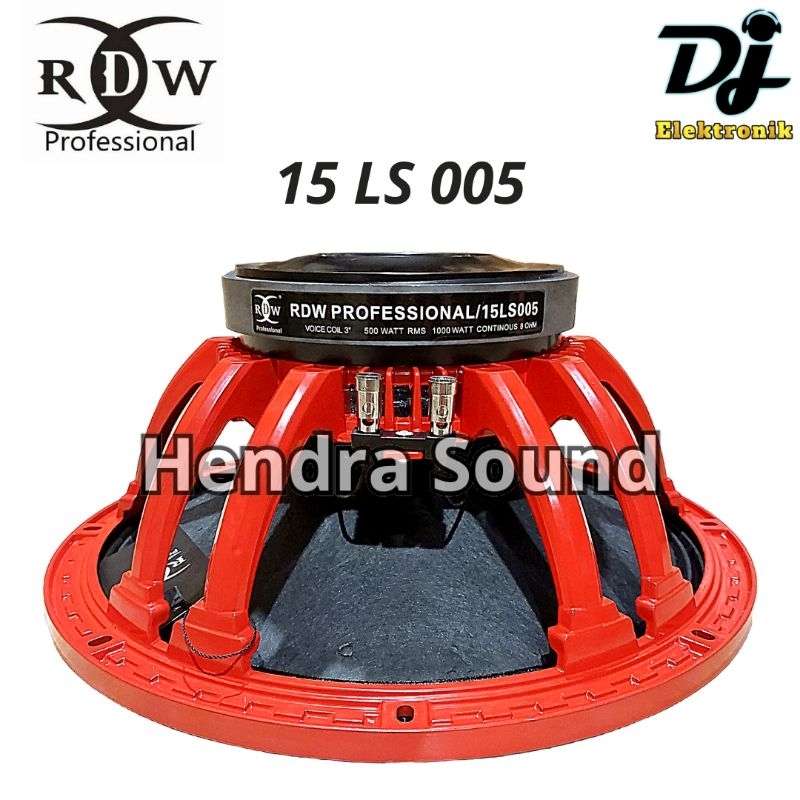 RDW ● 15 LS 005 / 15 LS005 - Speaker Komponen (15 inch)
