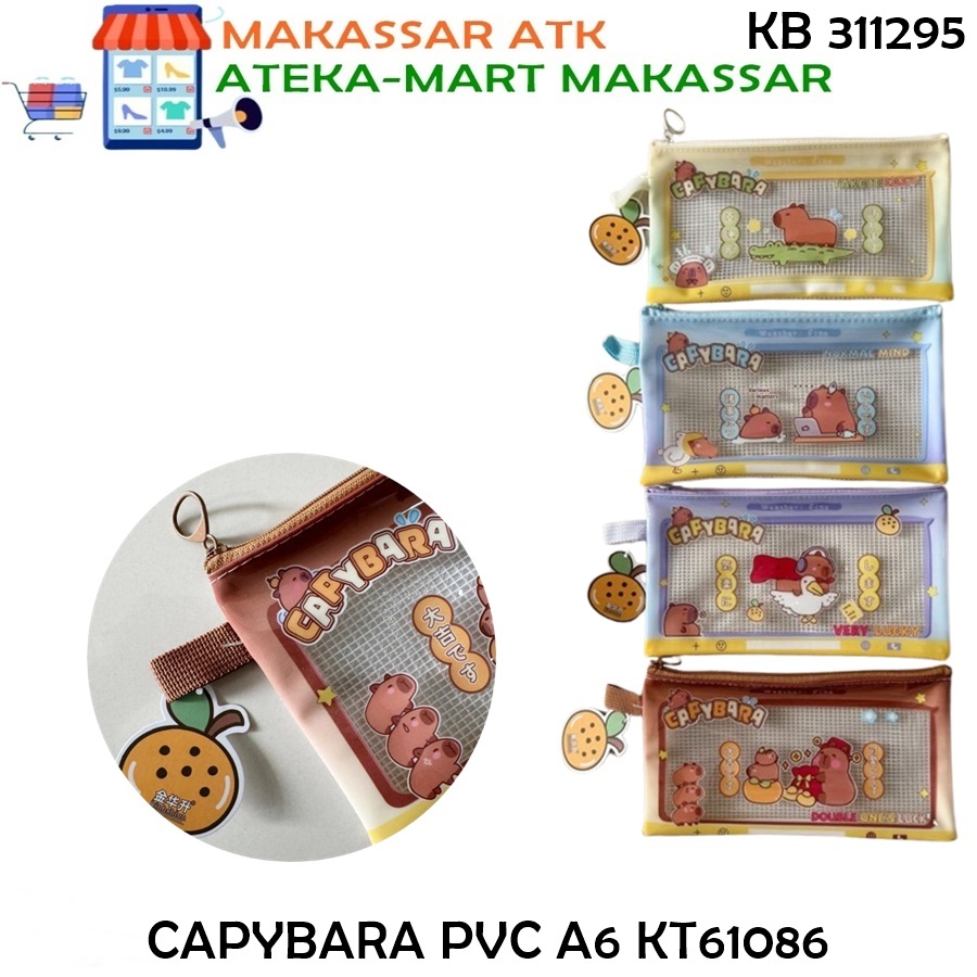 

[1PCS] CAPYBARA PVC TEMPAT PENSIL A6 KT61086 PREMIUM IMPORT