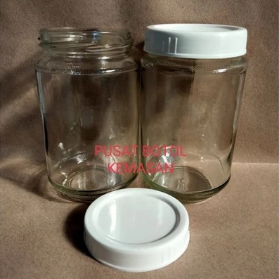 JAR KACA 330ML TOPLES KACA 330ML TOPLES SAMBAL TOPLES CAKE COKLAT