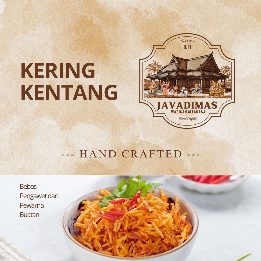 

KERING KENTANG JAVADIMAS Bumbu Pedas Manis Gurih Nikmat Lezat Bergizi