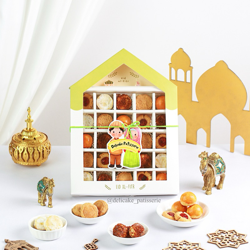 

Eid Cookies House / cookies lebaran / kue kering lebaran / hampers lebaran