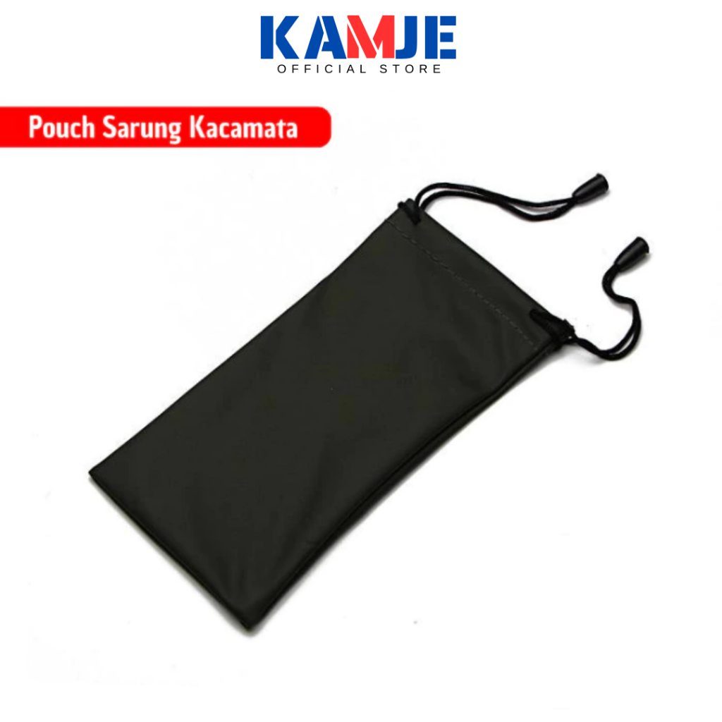 KAMJE Pouch Kacamata Sarung Kain Microfiber Tempat Wadah Pelindung Lensa Anti Gores KJKH005