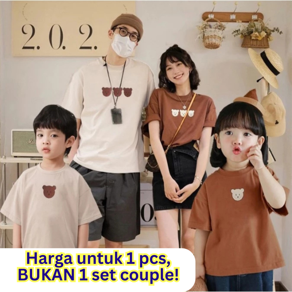 KAOS  COUPLE KELUARGA FAMILY Panda  PAPA MAMA KAKAK ADEK BAJU DISTRO PASANGAN KELUARGA AYAH IBU ANAK