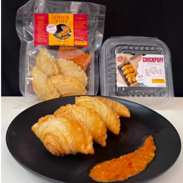 

CHICKPUFF (Chicken Puff) by Chipuff House - Snack Frozen (1 pack isi 4 Pcs) 100% HALAL INGREDIENTS
