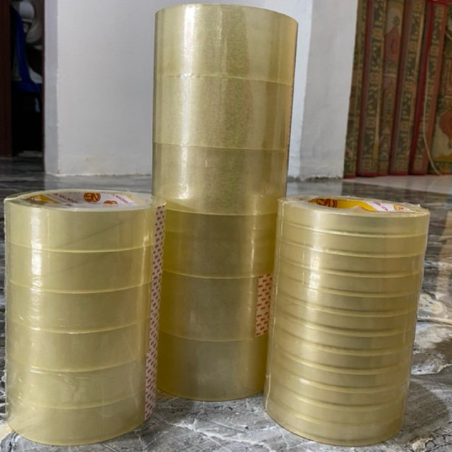 

Lakban bening Kecil,Sedang,Besar