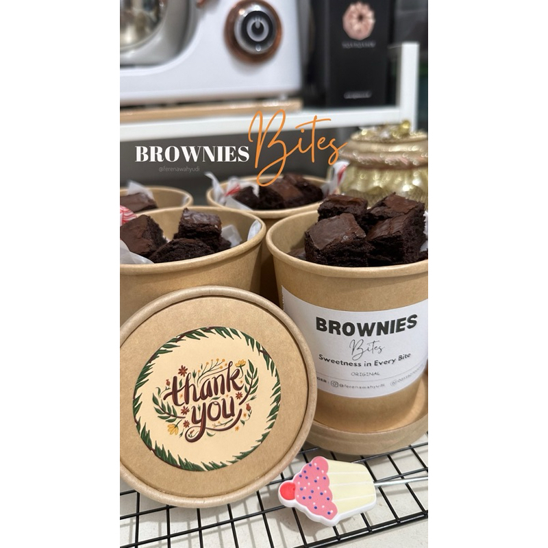 

BROWNIES BITES size 16 oz
