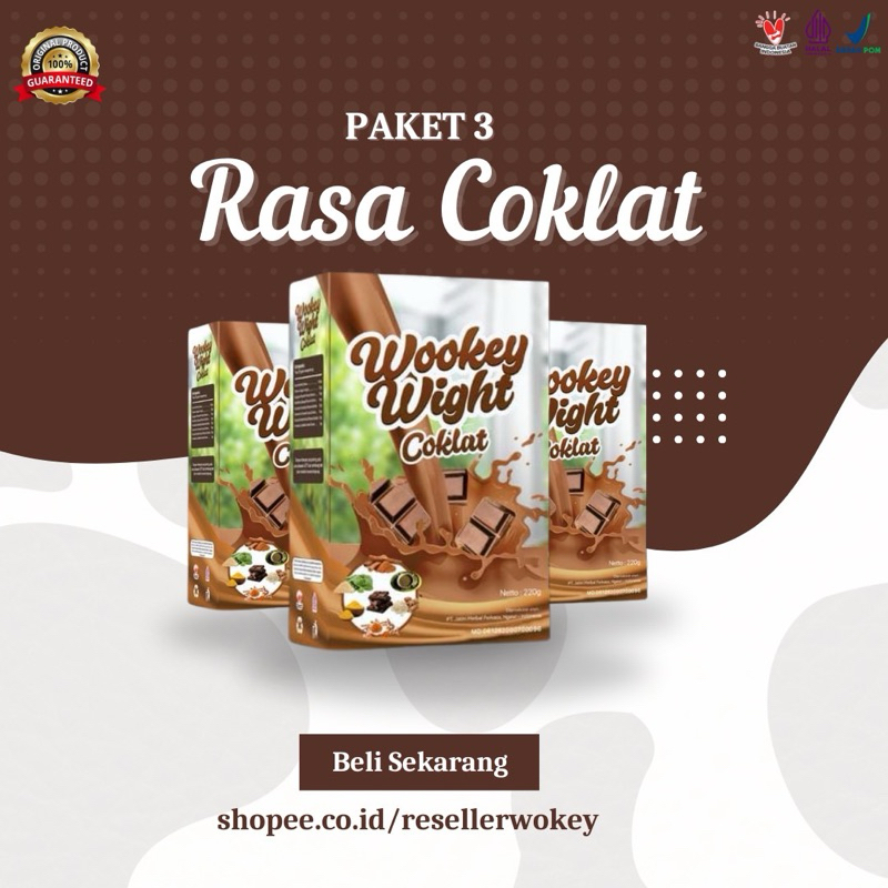 

SALE [ PAKET 3 BOX ] TERBARU RASA COKLAT!!! - Susu Bernutrisi Penambah Berat Badan Dan Penggemuk Original Penambah Nafsu Makan Alami Original