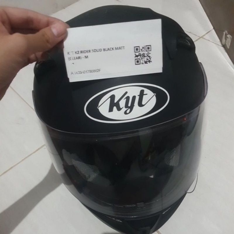 helm kyt k2 ridee solid black matt HELM PRELOVED HELM PRELOVED RACING TOURIBG BLACK KYT