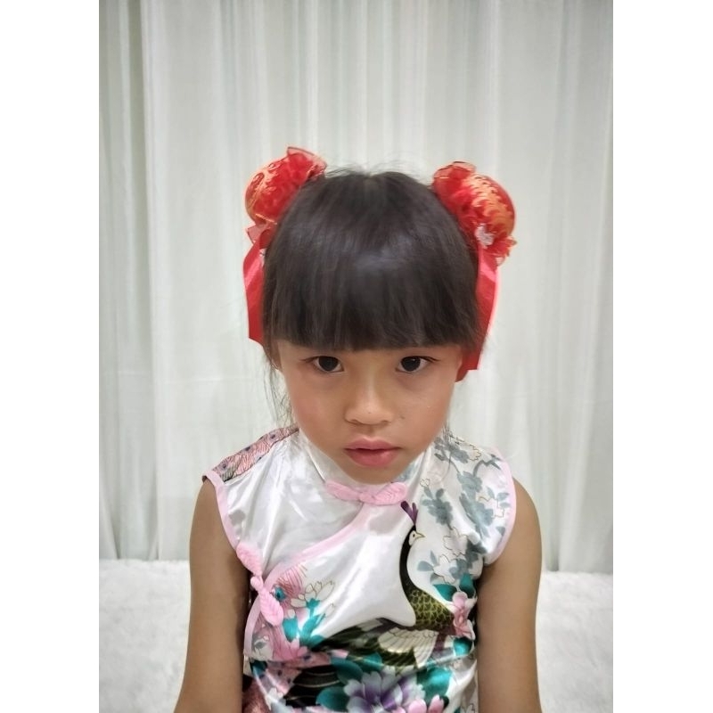 Jepit Imlek sepasang Cepol Cunli jepit Cunli Cepol Chunli Hairclip Imlek jepit rambut anak jepit ram