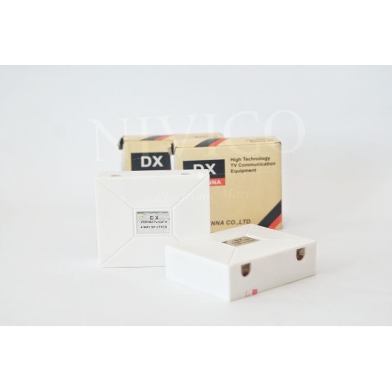 SPLITTER DX ANTENNA VCR/MATV/CATV 4 WAY