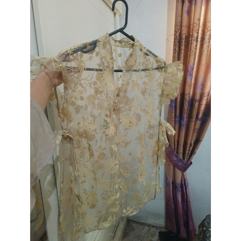 VEST OUTER LACE BROKAT