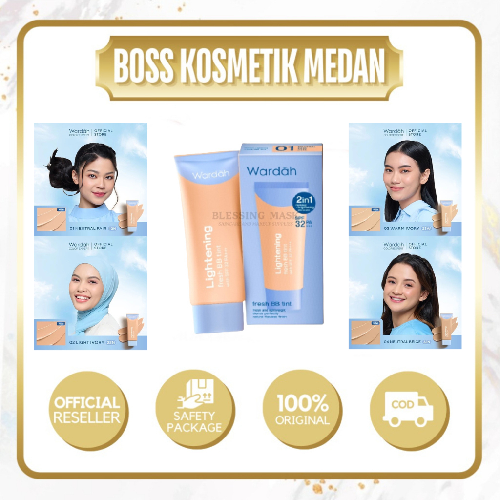 Wardah Lightening Fresh BB Tint  / Everyday BB Cream 15ml