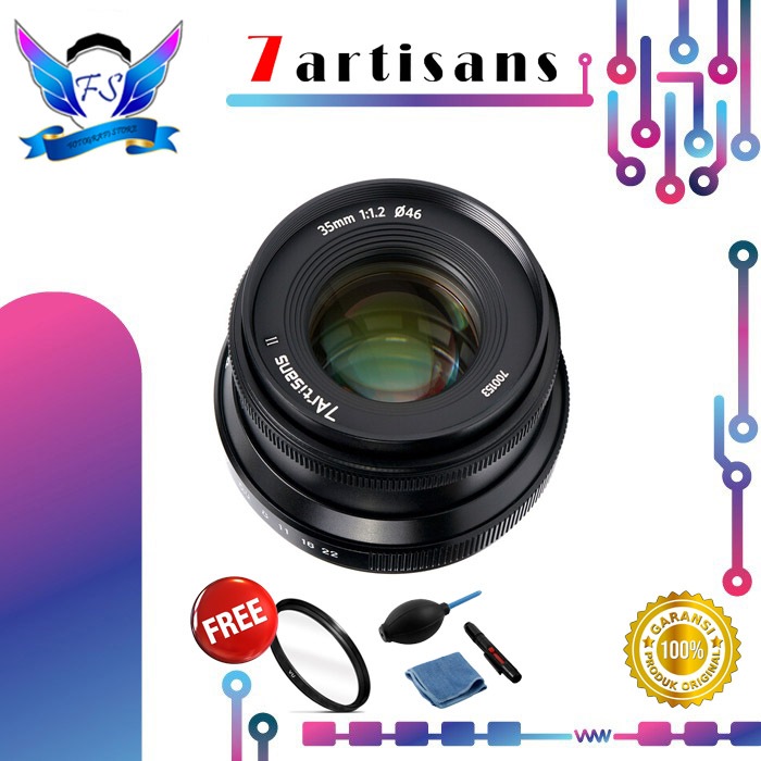 Lensa 7Artisan 35mm F1.2 MarkII 35mm f1.2 II for Sony E-Mount 7artisan