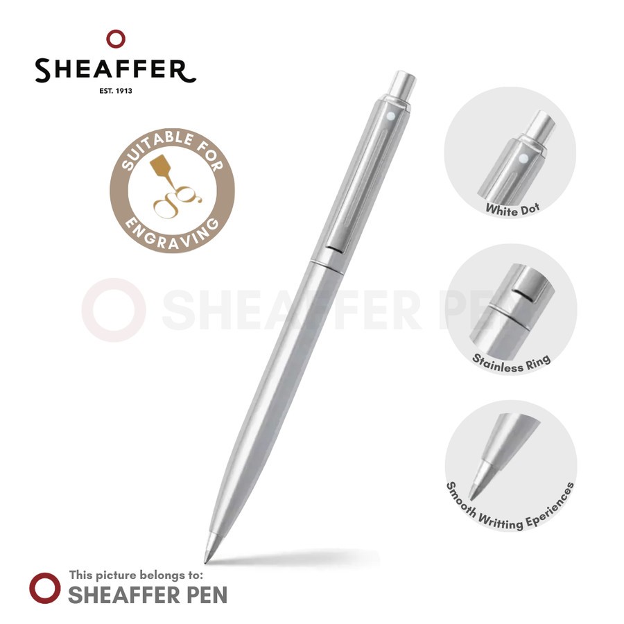 

Sheaffer® Sentinel® Brushed Chrome Ballpoint Pen