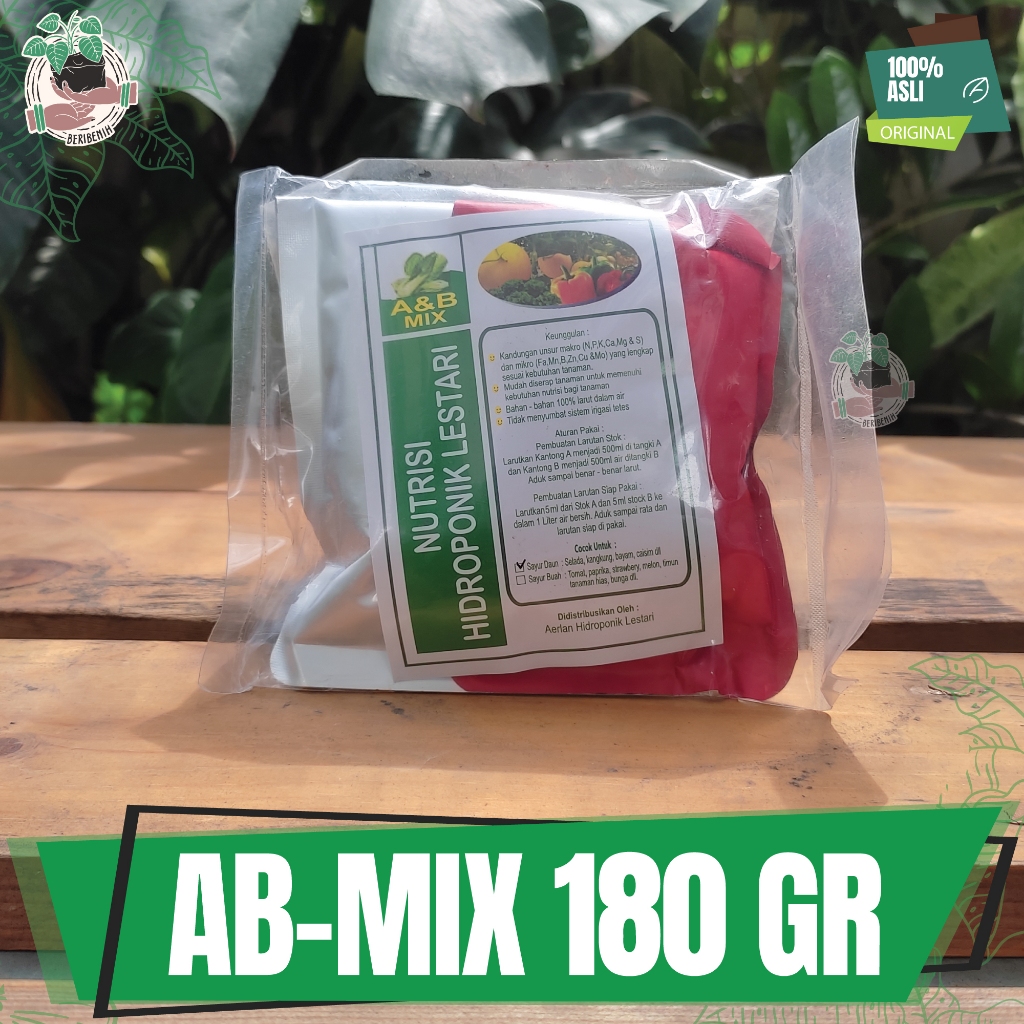 Nutrisi Hidroponik Ab Mix Buah dan Sayur Penyubur Pupuk Tanaman