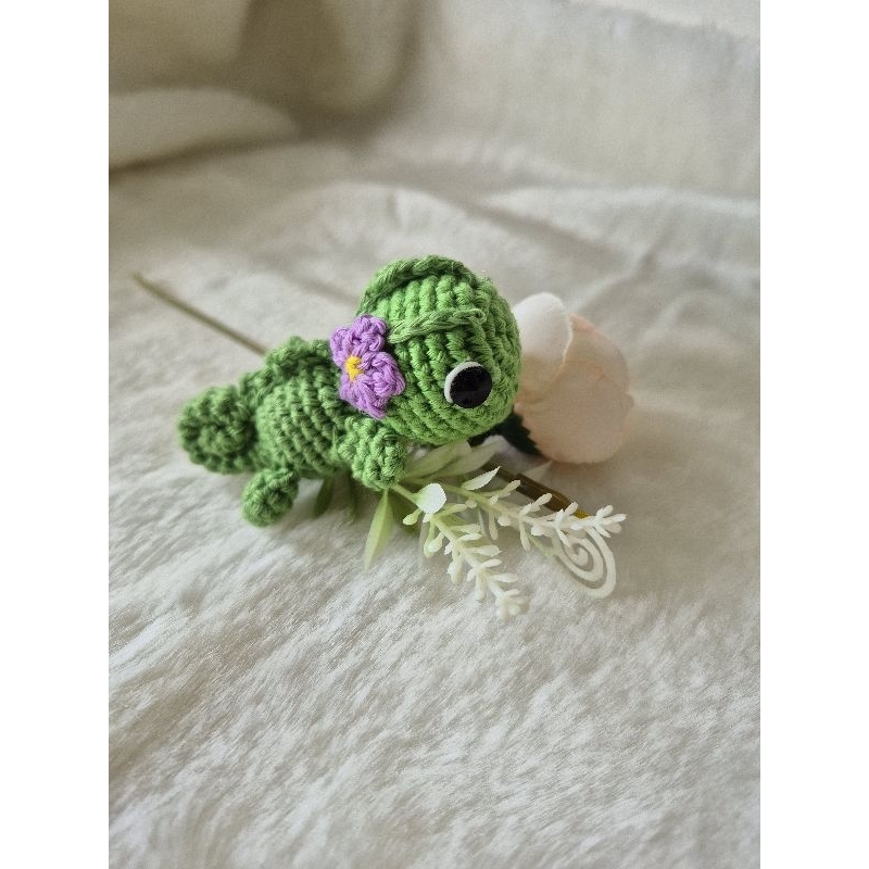 Pascal Rapunzel Boneka | jepit rambut rapunzel | amigurumi | boneka rapunzel