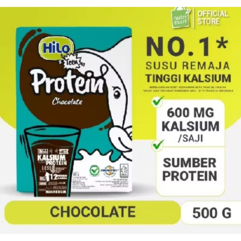 

HiLo Teen Susu Protein Cokelat 500 g