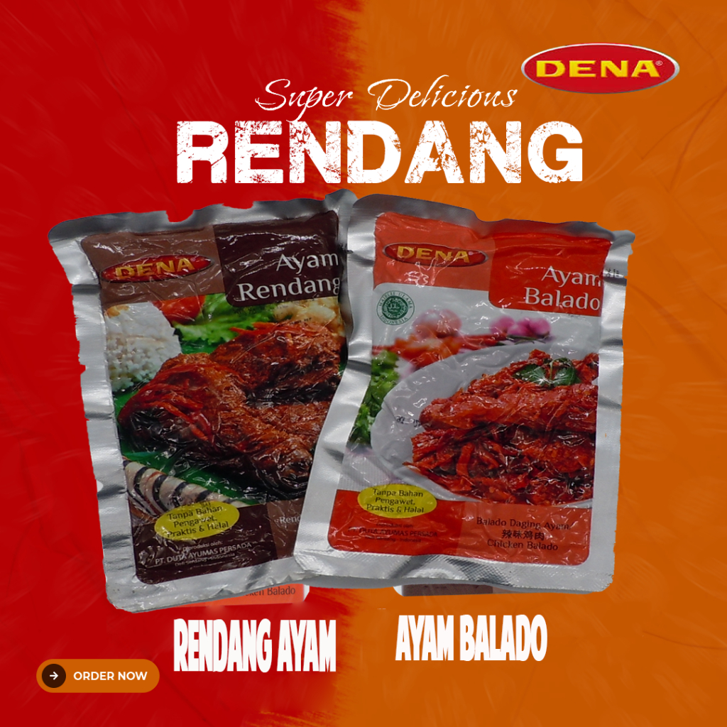 

Paket Komplit Ayam Isi 2 pack kecil (Rendang Ayam & Ayam Balado)