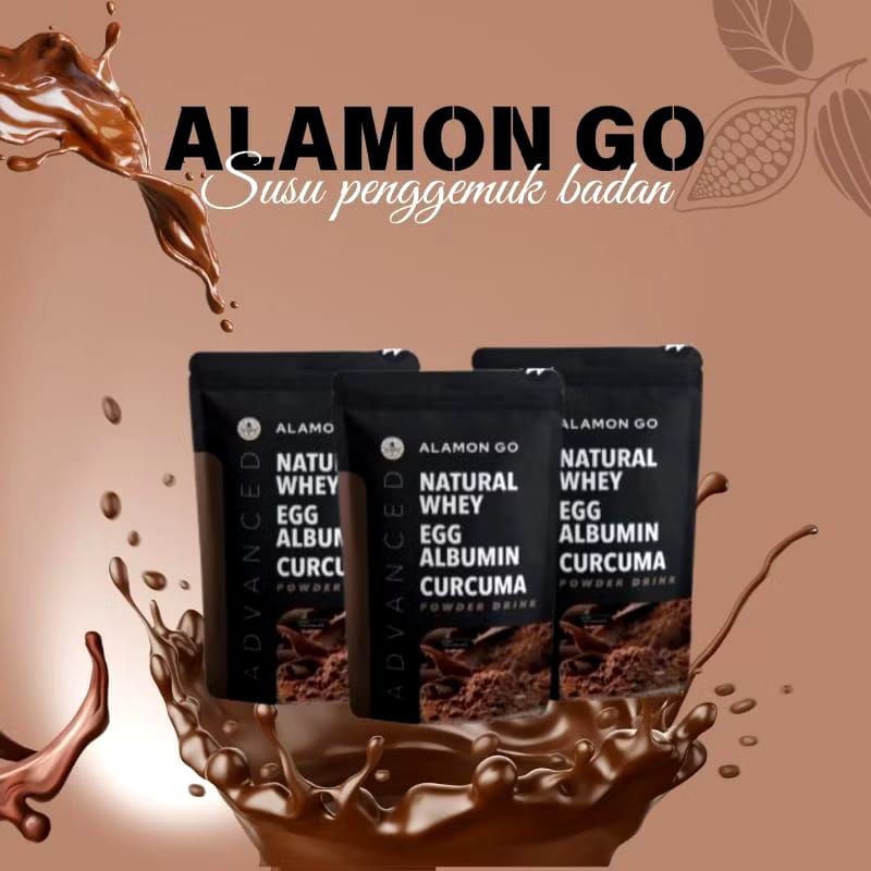 

(3 paket )Susu Penambah Berat Badan / Puluhan Ribu Testimoni / Alamon GO / Natural Weight Gain / 200 gram.