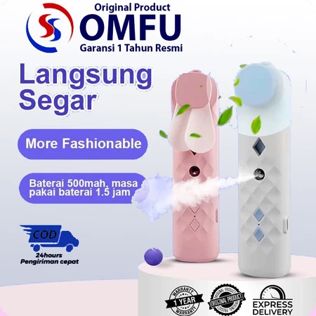 ❤️ yamshop88 ❤️ OMFU nano spray kipas mini portable - mini nano spray kipas 2in1 Makassar