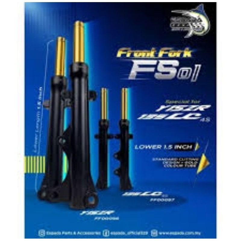 Tabung shock depan jupiter mx old,mx new,mx king espada racing ori malaysia.