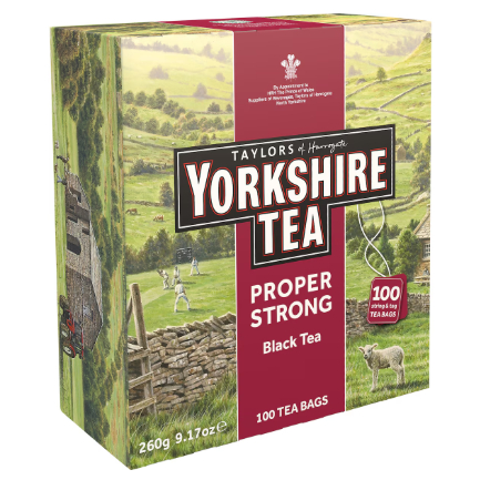 

Taylors Of Harrogate Yorkshire Extra Strong Tea Bags 100 Pack