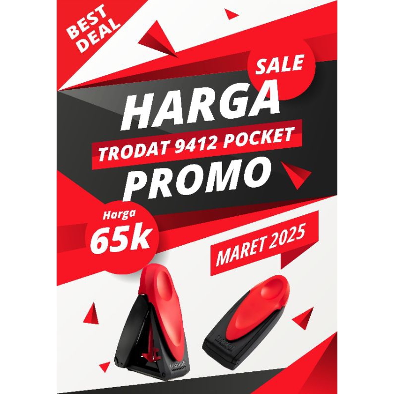 

PROMO STEMPEL TRODAT POCKET 9412 MURAH MERIAH STEMPEL NAMA DOKTER