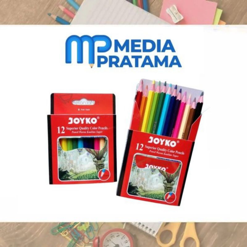 

Pensil Warna Pendek Joyko - 12 Warna CP-S12 MURAH MURAH