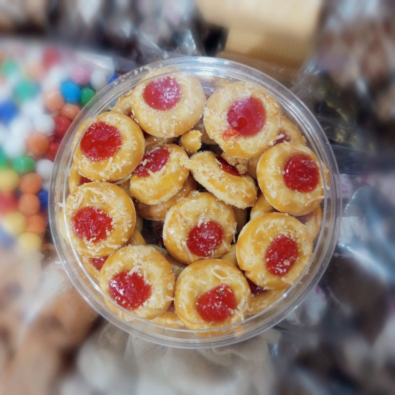 

Kue Kering Selai Stroberi Toples | Kue Lebaran